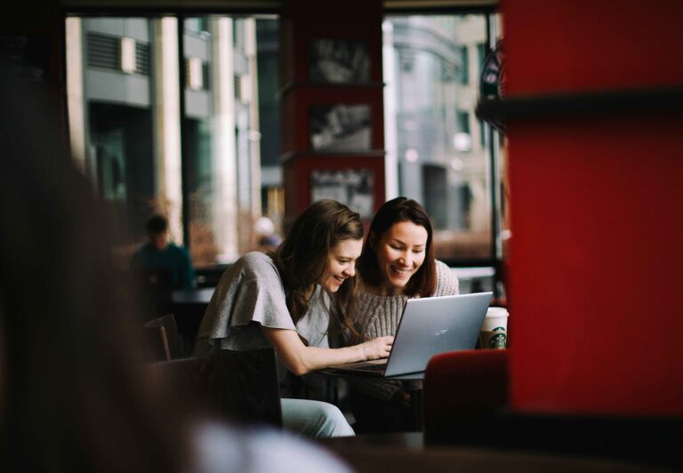 Women meeting for a coffee